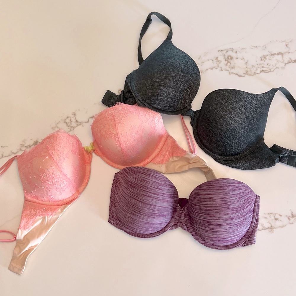 3 PACK - Victoria’s Secret Bras 32DD